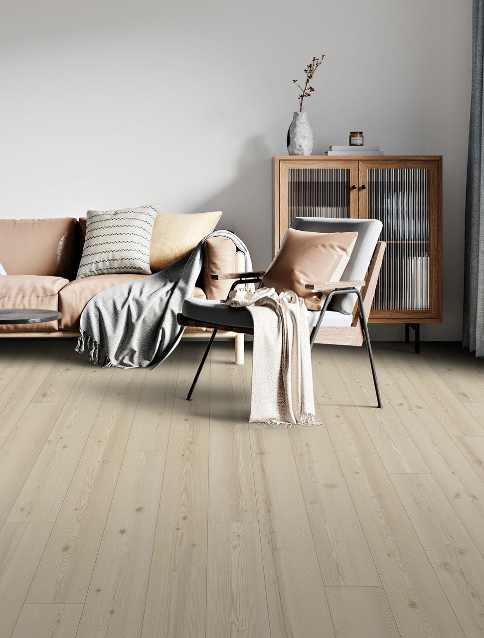 Engineered Floors - Divine - 7 in. x 60 in. - Luxury Vinyl - Serene floor installation