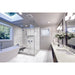 Daltile - Artsy - 12 in. x 24 in. Glazed Porcelain Floor Tile - Editorial Volakas Installed