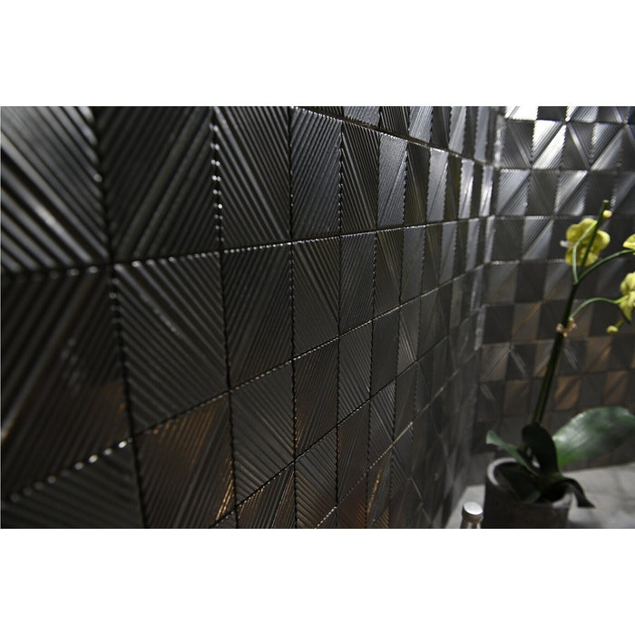 Daltile - Revalia Remix Structural - Metalic Gray RV25 Close View