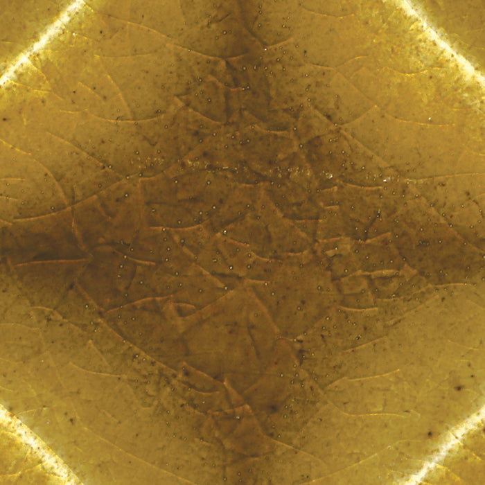 Daltile - Contempee Collection - 4 in. x 4 in. - Star Glossy Ceramic Wall Tile - Marigold Close View