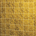 Daltile - Contempee Collection - 4 in. x 4 in. - Star Glossy Ceramic Wall Tile - Marigold Installed
