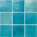 Daltile - Contempee Collection - 4 in. x 4 in. - Handcrafted Glossy Ceramic Wall Tile - Bonnet Variation View