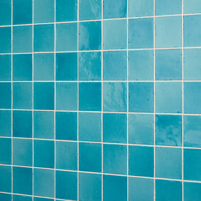 Daltile - Contempee Collection - 4 in. x 4 in. - Handcrafted Glossy Ceramic Wall Tile - Bonnet Installed