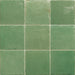 Daltile - Contempee Collection - 4 in. x 4 in. - Handcrafted Glossy Ceramic Wall Tile - Ivy Variation View