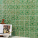Daltile - Contempee Collection - 4 in. x 4 in. - Star Glossy Ceramic Wall Tile - Ivy Wall Install