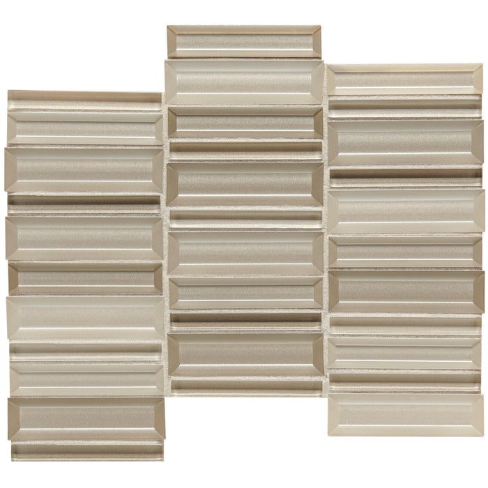 Daltile - Cascading Waters Glass Mosaic - Shimmer Shore