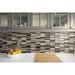 Daltile - Cascading Waters Glass Mosaic - Earth Tide Room Scene