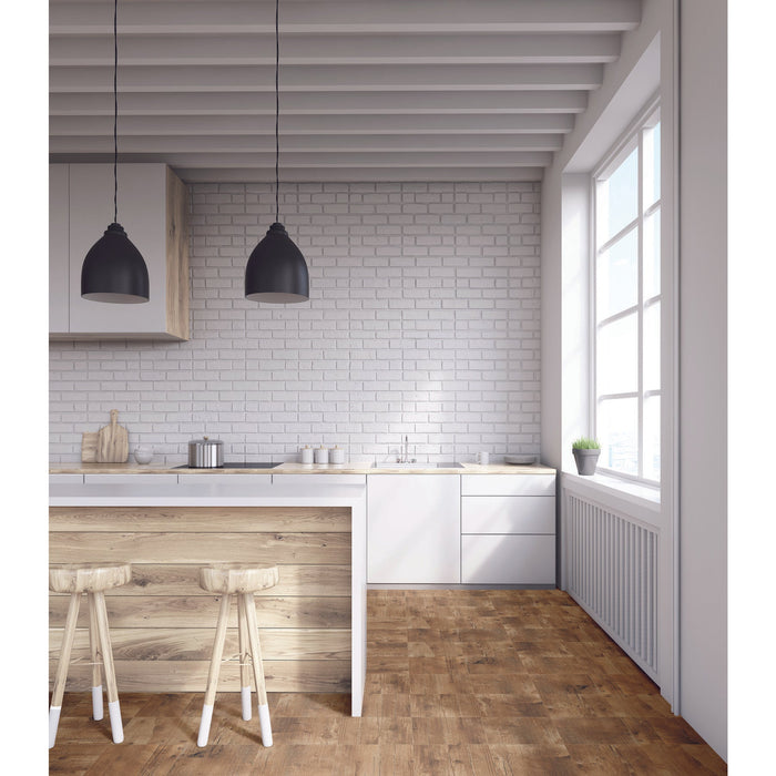 Daltile - Choreo - 10 in. x 10 in. Glazed Porcelain Tile - Harmonic Installed