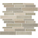 Daltile - Raine - Linear Random Mosaic - Polished - Cumulus Grey Blend DA36
