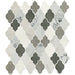 Daltile - Raine - Arabesque Mosaic - Honed - Cirrus Storm Blend DA41