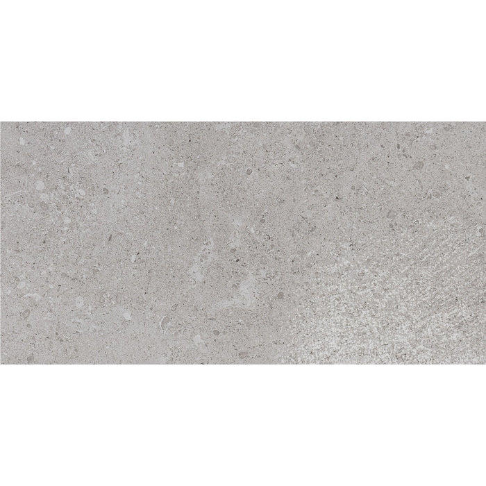 Daltile - Dignitary 12 in. x 24 in. Light Polished Porcelain Tile - Eminence Gray