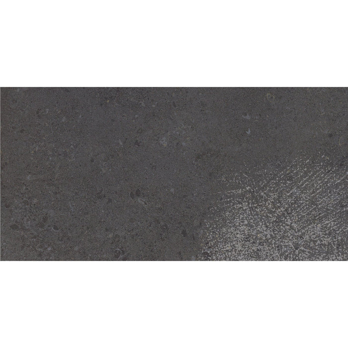 Daltile - Dignitary 12 in. x 24 in. Light Polished Porcelain Tile - Governor Black