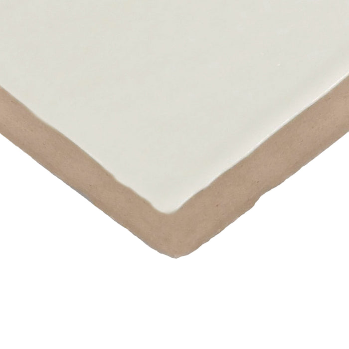 Daltile - Farrier - 2.5 in. x 15 in. Glazed Ceramic Wall Tile - Andalusian Grey Edge View