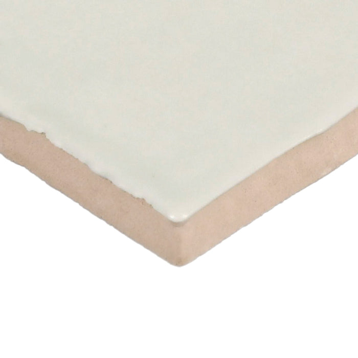 Daltile - Farrier - 2.5 in. x 5 in. Glazed Ceramic Wall Tile - Andalusian Grey Edge View