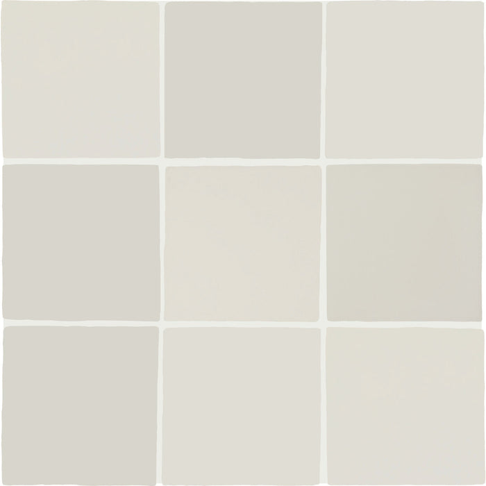 Daltile - Farrier - 5 in. x 5 in. Glazed Ceramic Wall Tile - Andalusian Grey Variation