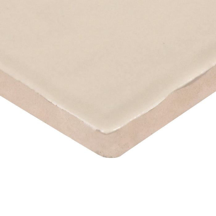 Daltile - Farrier - 5 in. x 5 in. Glazed Ceramic Wall Tile - Palomino Edge View