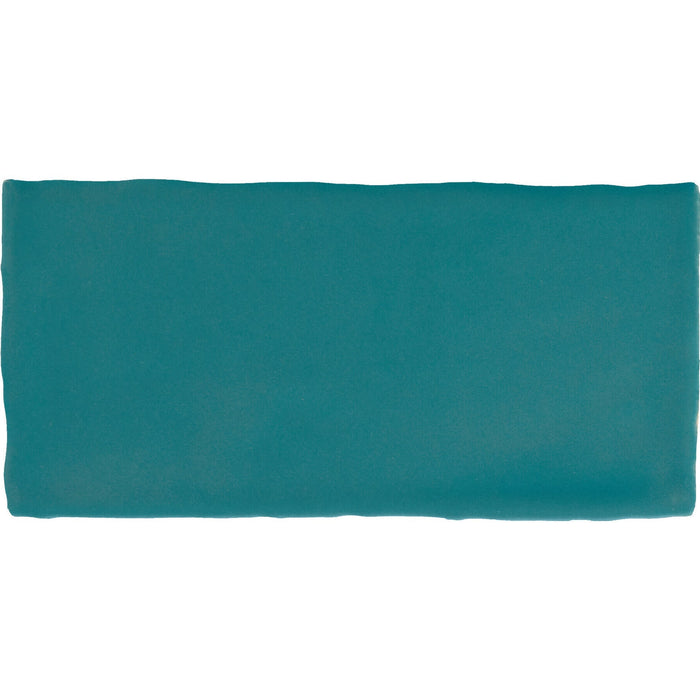 Daltile - Farrier - 2.5 in. x 5 in. Glazed Ceramic Wall Tile - Blue Roan