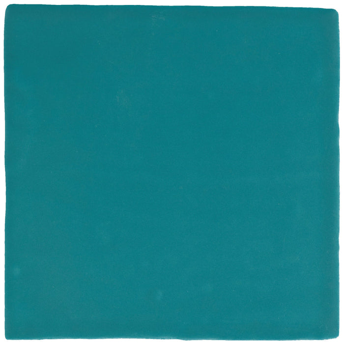 Daltile - Farrier - 5 in. x 5 in. Glazed Ceramic Wall Tile - Blue Roan