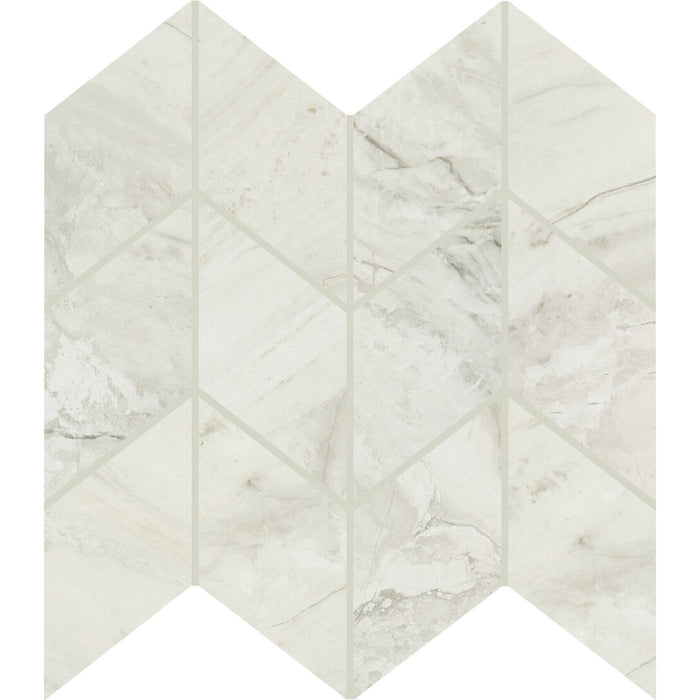 Daltile - Famed 3 in. x 6 in. Chevron Mosaic Polished - Iconic