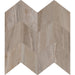 Daltile - Famed 3 in. x 6 in. Chevron Mosaic Polished - Luxe