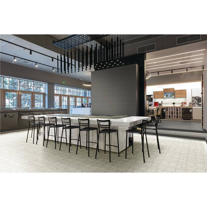 Daltile - Flat - 12 in. x 24 in. - Matte Porcelain Tile - Iron Installed