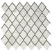 Daltile - Lavaliere Chain Link Mosaic - LV15 Carrara White Antique Mirror