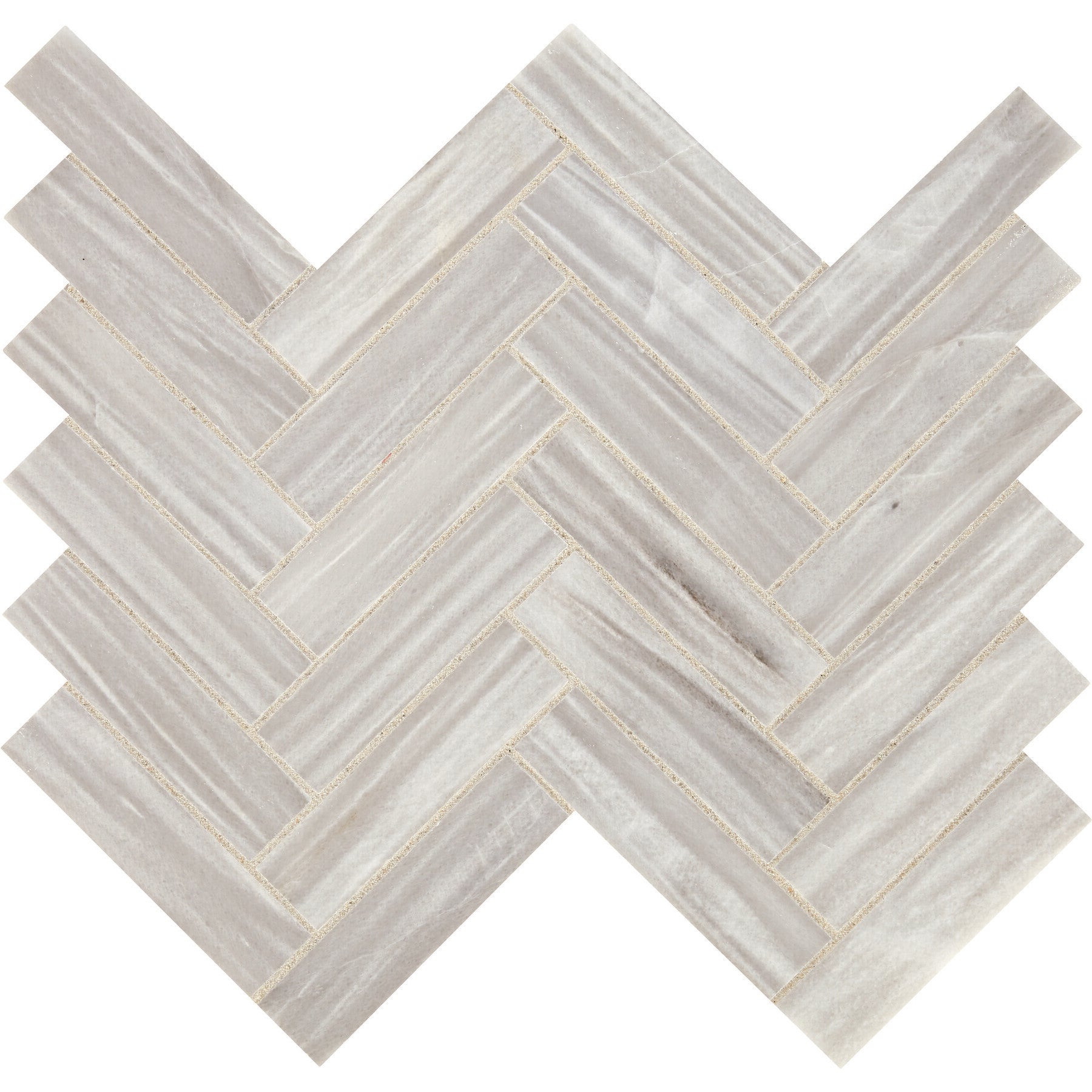 Daltile - Fonte - Herringbone Mosaic - 1" x 4" - Honed - Nautical Grey