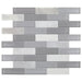 Daltile - Simplystick Mosaix - Brick Joint Mosaic - Stormy Mist