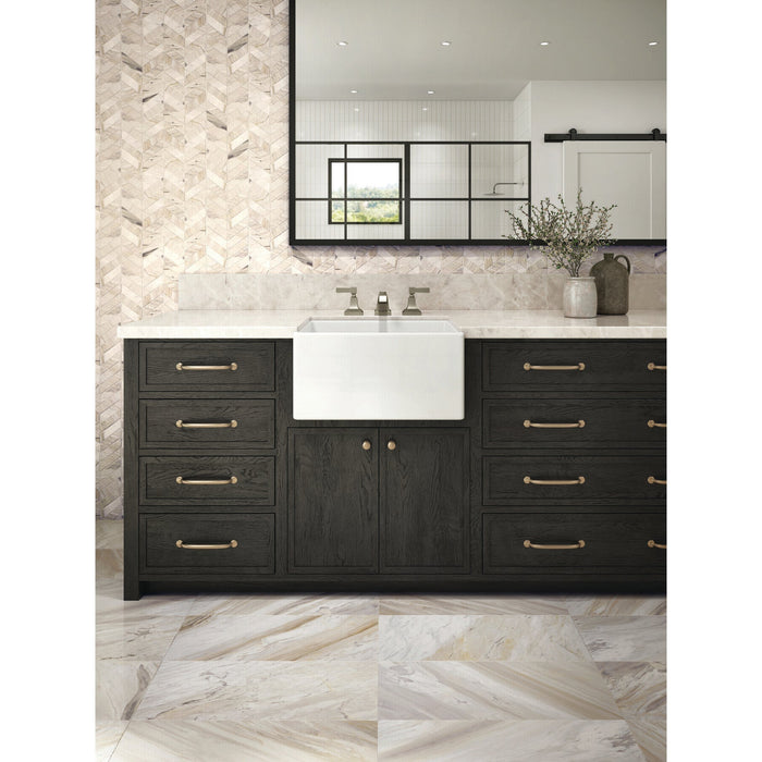 Daltile - Pietra Divina 12 in. x 24 in. - Namaste Honed Room Scene