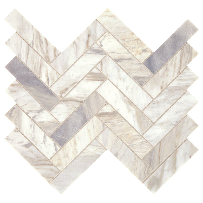 Daltile - Sublimity Herringbone Mosaic - Namaste