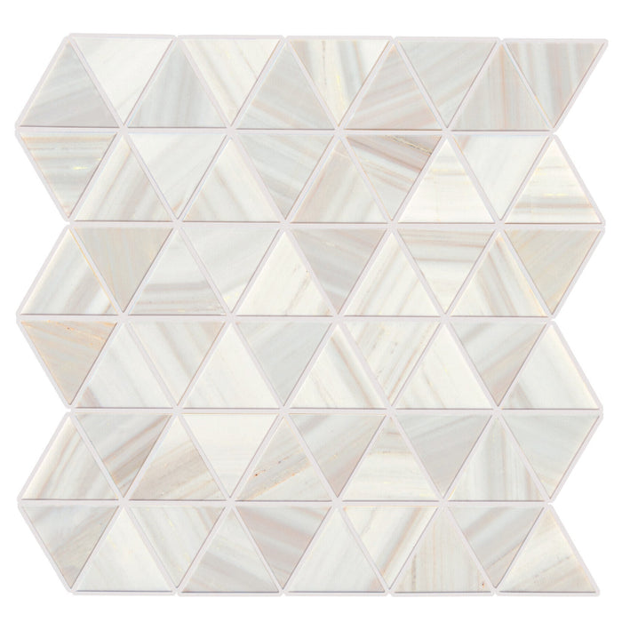 Daltile - Pietra Divina 2 in. Triangle Mosaic - Calacatta Dolomiti