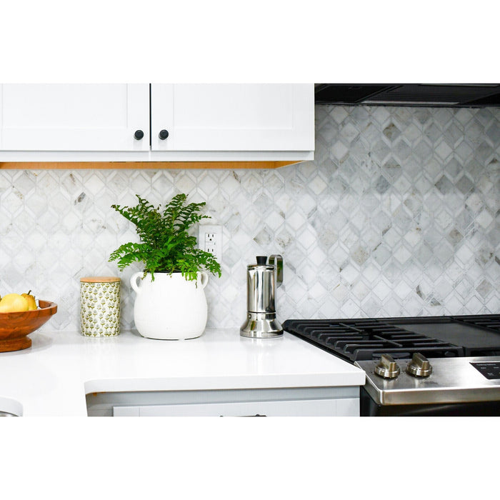 Daltile - Sublimity Balance Mosaic - Daphne White