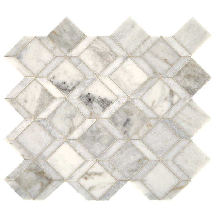 Daltile - Sublimity Balance Mosaic - Daphne White