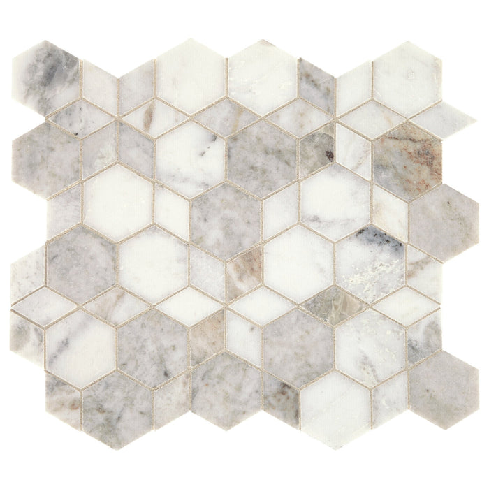 Daltile - Sublimity Hypnotic Mosaic - Daphne White
