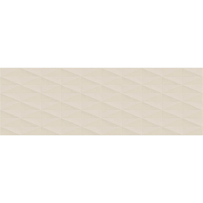 Daltile - STARE™ Collection - Eclettica 15 in. x 48 in. Ceramic Wall Tile - Diamond Cream