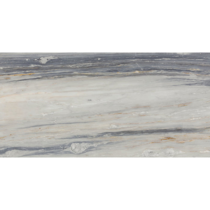 Daltile - Gamma 12 in. x 24 in. Natural Stone Tile - Polished Azure