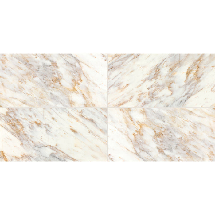 Daltile - Gamma 12 in. x 24 in. Natural Stone Tile - Honed Bella