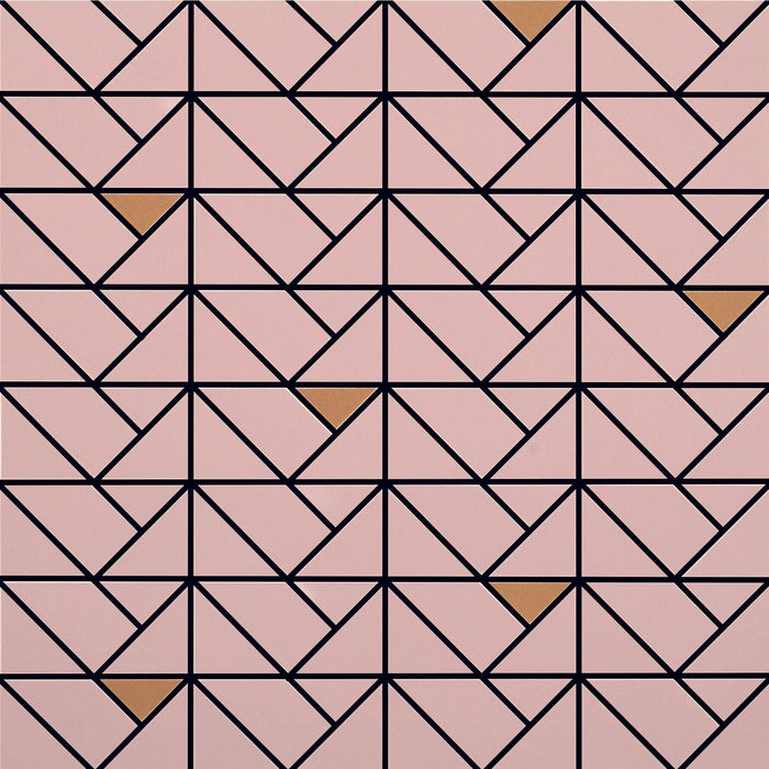 Daltile - STARE™ Collection - Eclettica Ceramic Triangle Mosaic - Rose