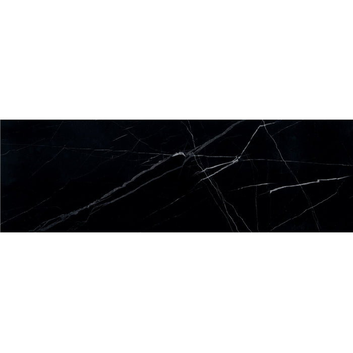 Daltile - Pietra Divina 4 in. x 12 in. - Nero Marquina Honed