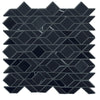 See Daltile - Pietra Divina 13 in. x 13 in. Framework Mosaic - Nero Maquina Honed