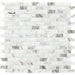 Daltile - Venetian Calacatta Brick Joint Mosaic - Polished
