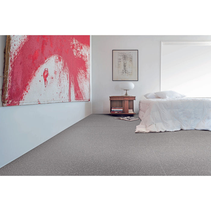 Daltile - Stare Pinch 48 in. x 48 in. Porcelain Floor & Wall Tile - Dark Grey