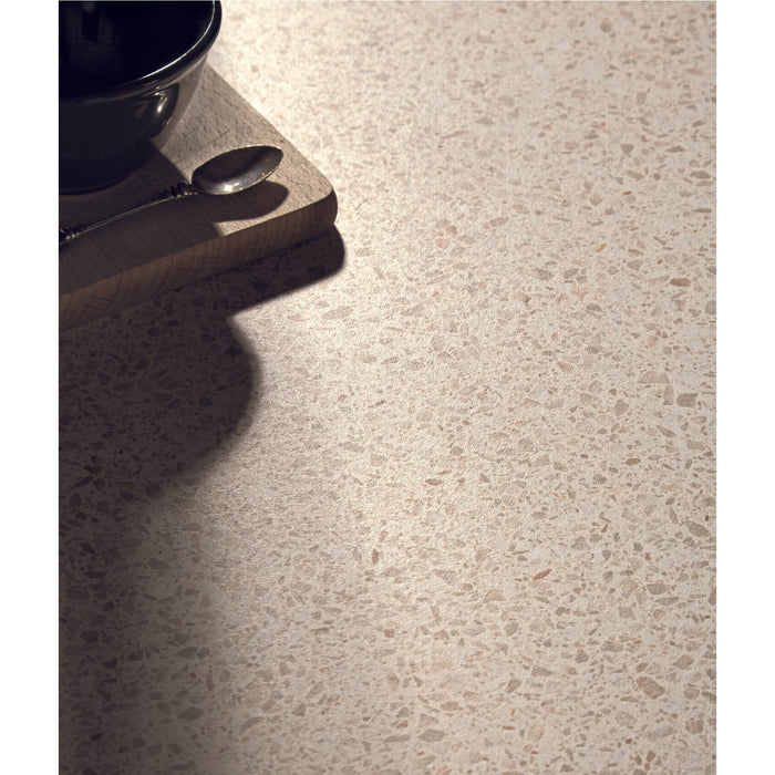 Daltile - Stare Pinch 24 in. x 24 in. Porcelain Floor & Wall Tile - Beige Installed 2