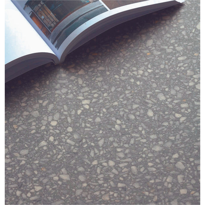 Daltile - Stare Pinch 24 in. x 24 in. Porcelain Floor & Wall Tile - Dark Grey Installed