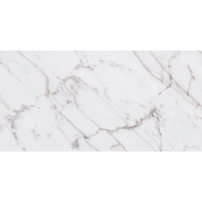 Daltile Marble Attache Lavish 24 in. x 48 in. Colorbody Porcelain Tile - Polished Golden Reverie