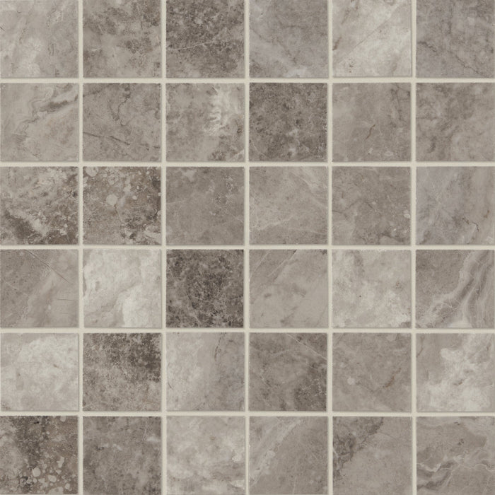 Daltile - Marble Attache - 2 in. x 2 in. Porcelain Mosaic - Crux