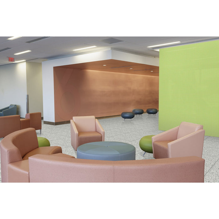 Daltile - Modernist 36 in. x 36 in. Colorbody Porcelain Tile - Pearsall Grey Office Install