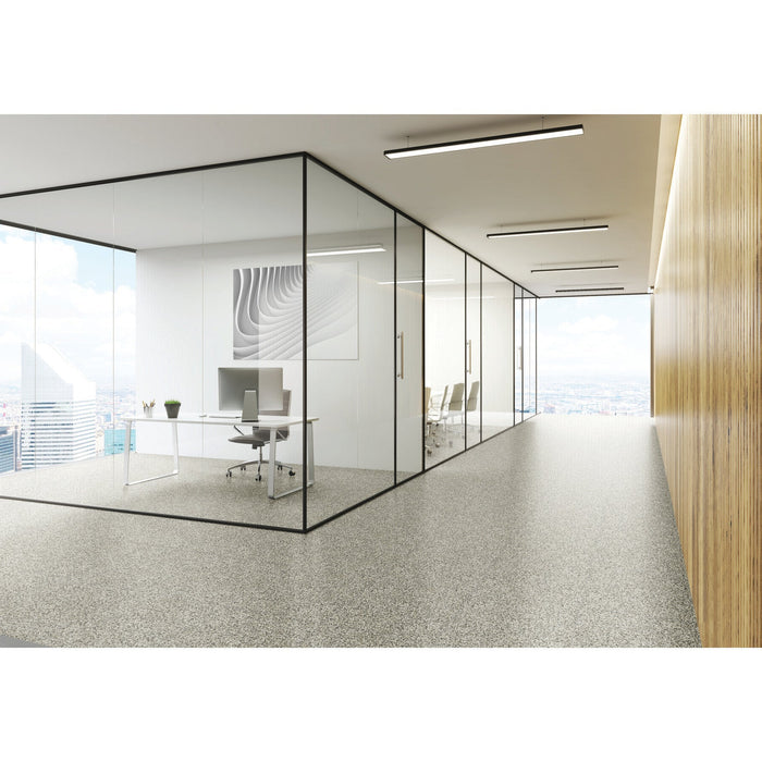 Daltile - Modernist 36 in. x 36 in. Colorbody Porcelain Tile - Soriano Clay Office Install