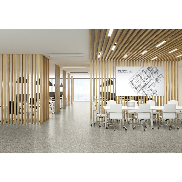 Daltile - Modernist 24 in. x 24 in. Colorbody Porcelain Tile - Soriano Clay Office Install