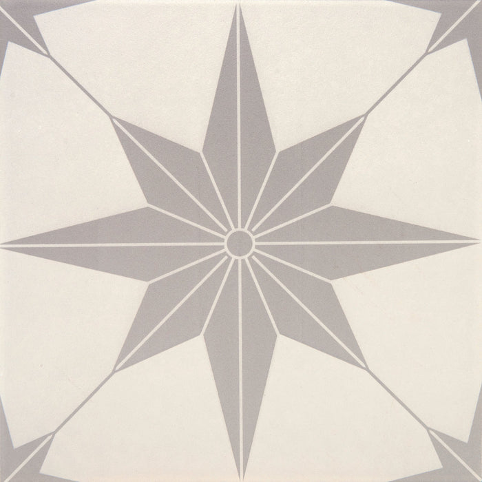 Daltile Memoir - 12 in. x 12 in. Glazed Ceramic Tile - Jewel Grey ME26